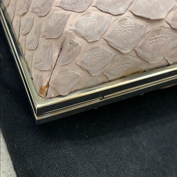 CHANEL PYTHON BOX CLUTCH - Picture 8 of 8